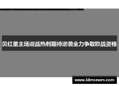 贝红星主场迎战热刺期待逆袭全力争取欧战资格